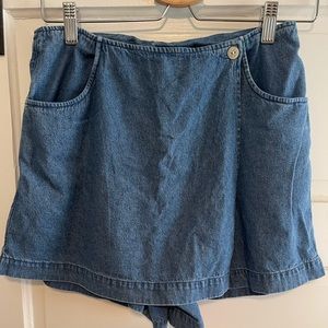Soft Chambray Skort